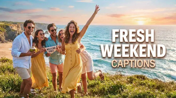 Fresh Weekend Captions to Level Up Your Social Feed