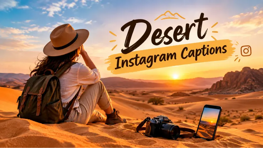 Desert Instagram Captions for Epic Arid Adventures