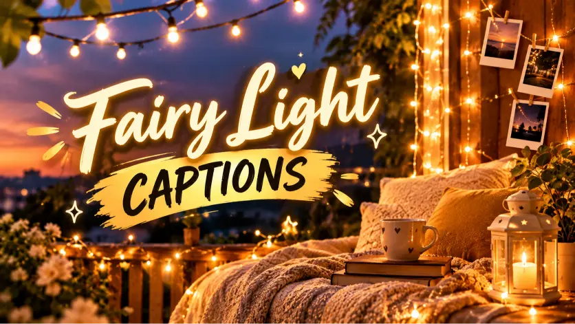 Magic Fairy Light Captions To Make Your Instagram Feed Glow