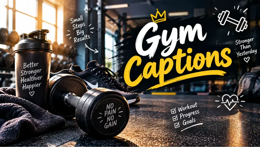 Powerful Gym Captions to Crushing Your Fitness Goals