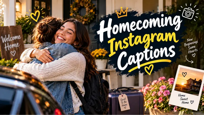 Sparkly Homecoming Instagram Captions to Light Up Feed
