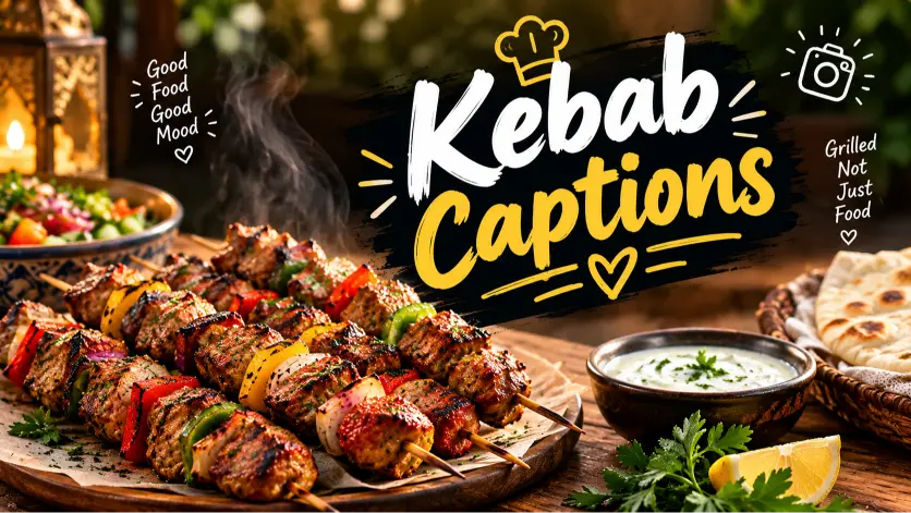 Sizzling Kebab Captions to Make Your Foodie Feed Pop