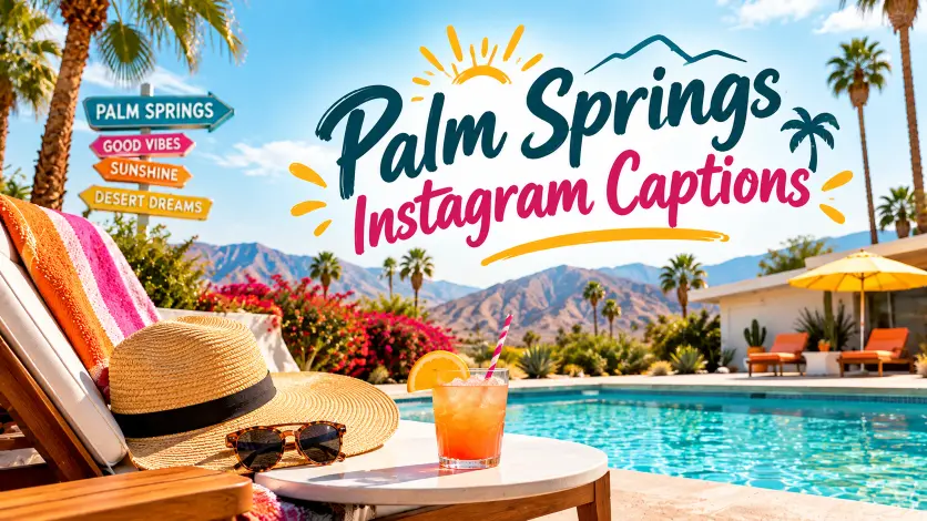 Palm Springs Instagram Captions for Desert Dreamers