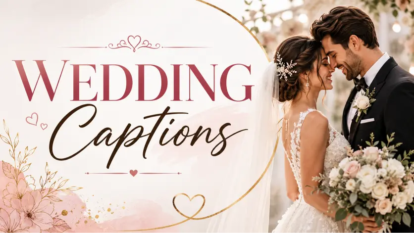 Romantic Wedding Captions to Celebrate Eternal Love Stories